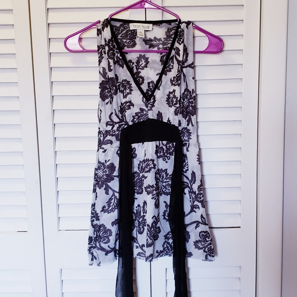 Dress, lace tank top. White house black market